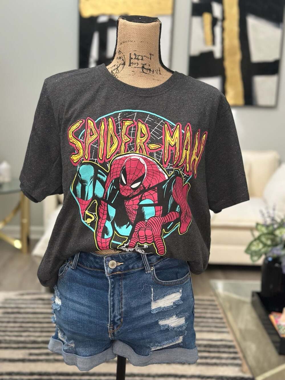 Mens Beyond Amazing Spider-Man Retro T-Shirt : ,